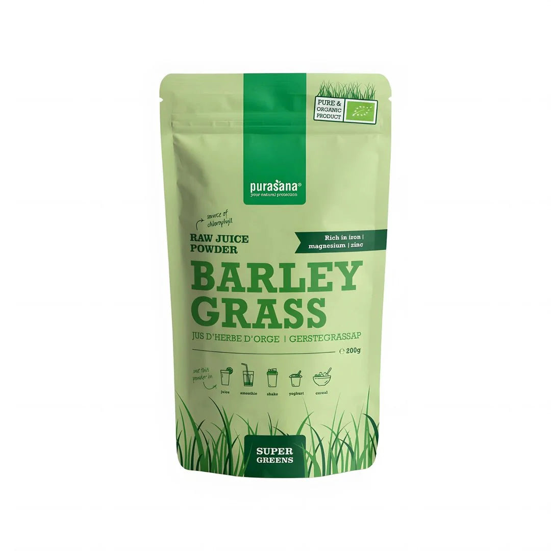 Barley Grass JUICE powder 200 g SUPER GREENS BIO