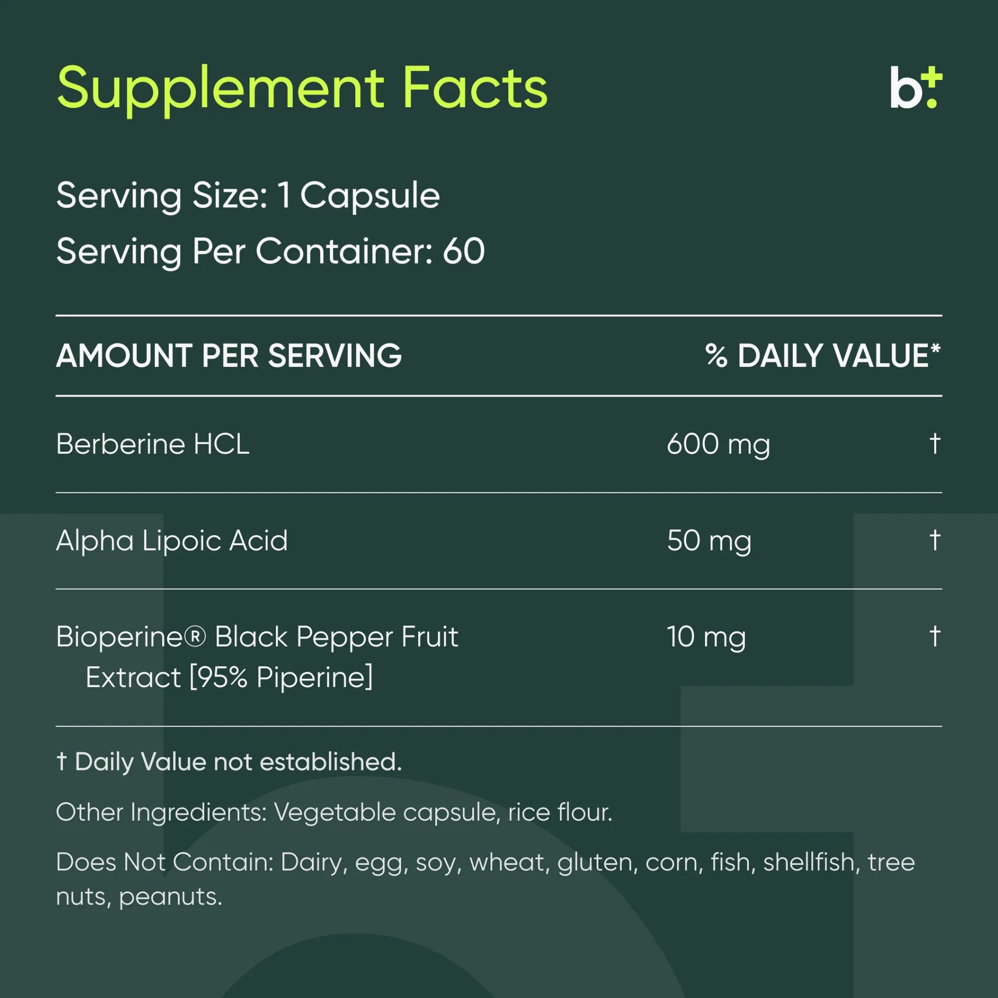 Berberine Pro 600mg