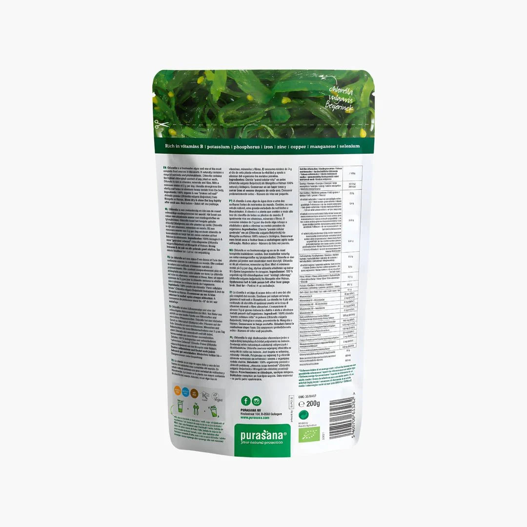 Chlorella Powder 200 g BIO