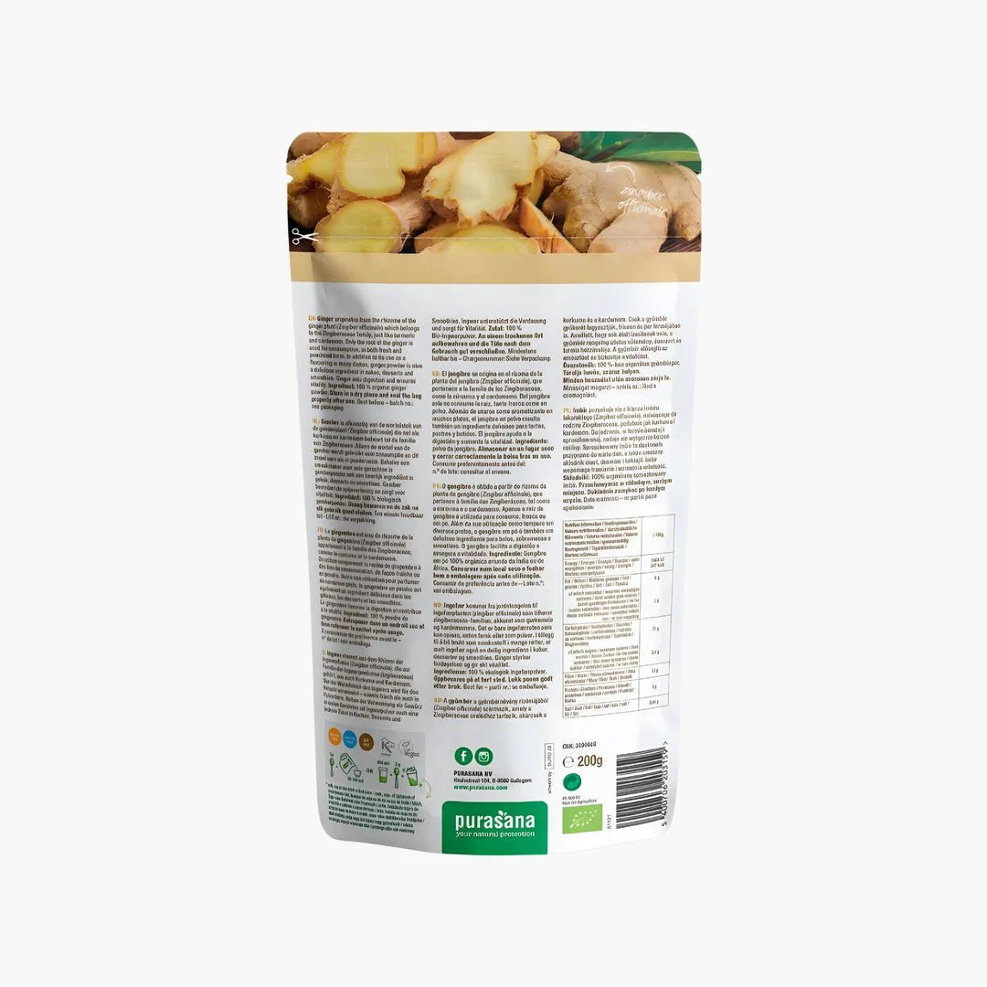 Ginger powder 200 g BIO
