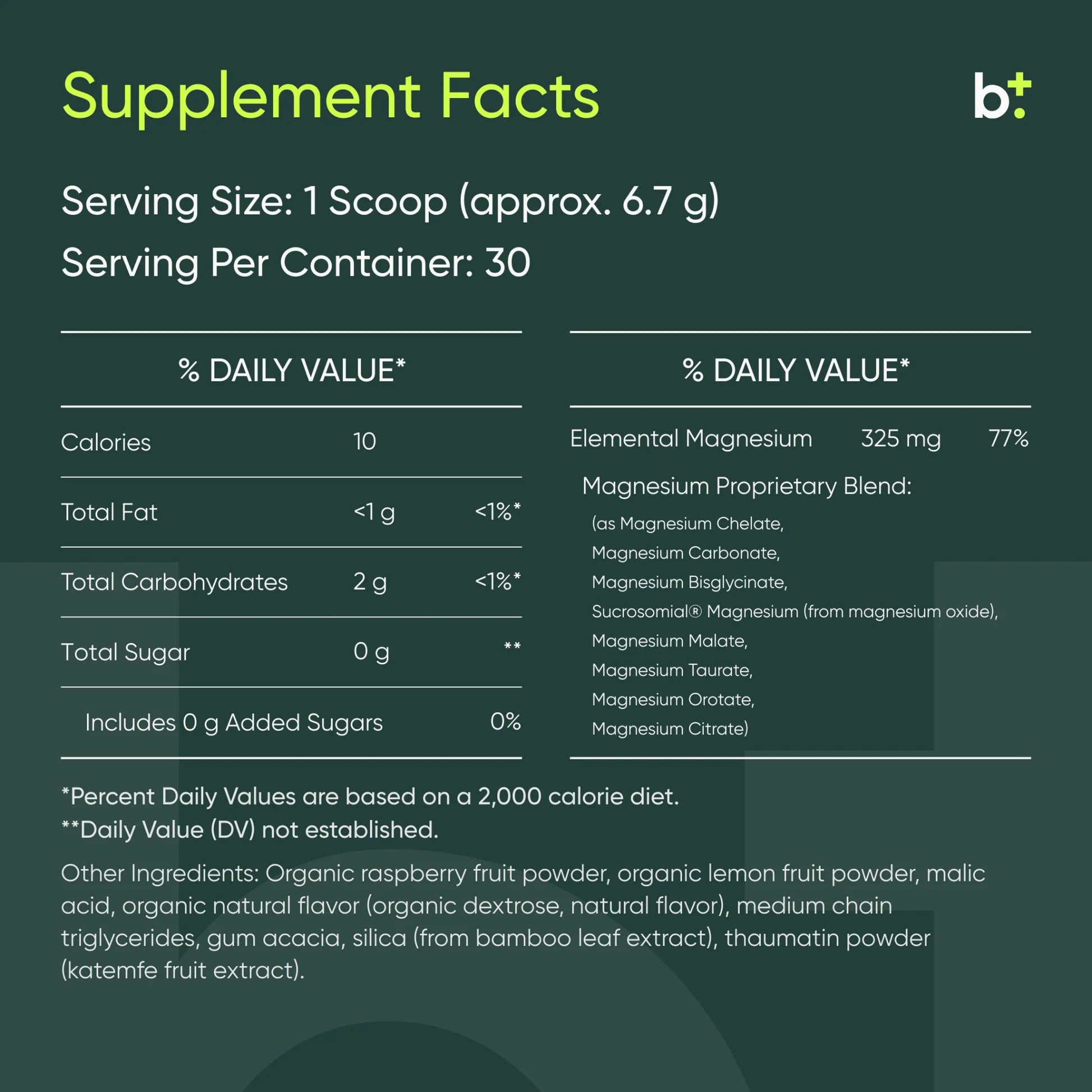 Magnesium Breakthrough Drink 30 Raspberry