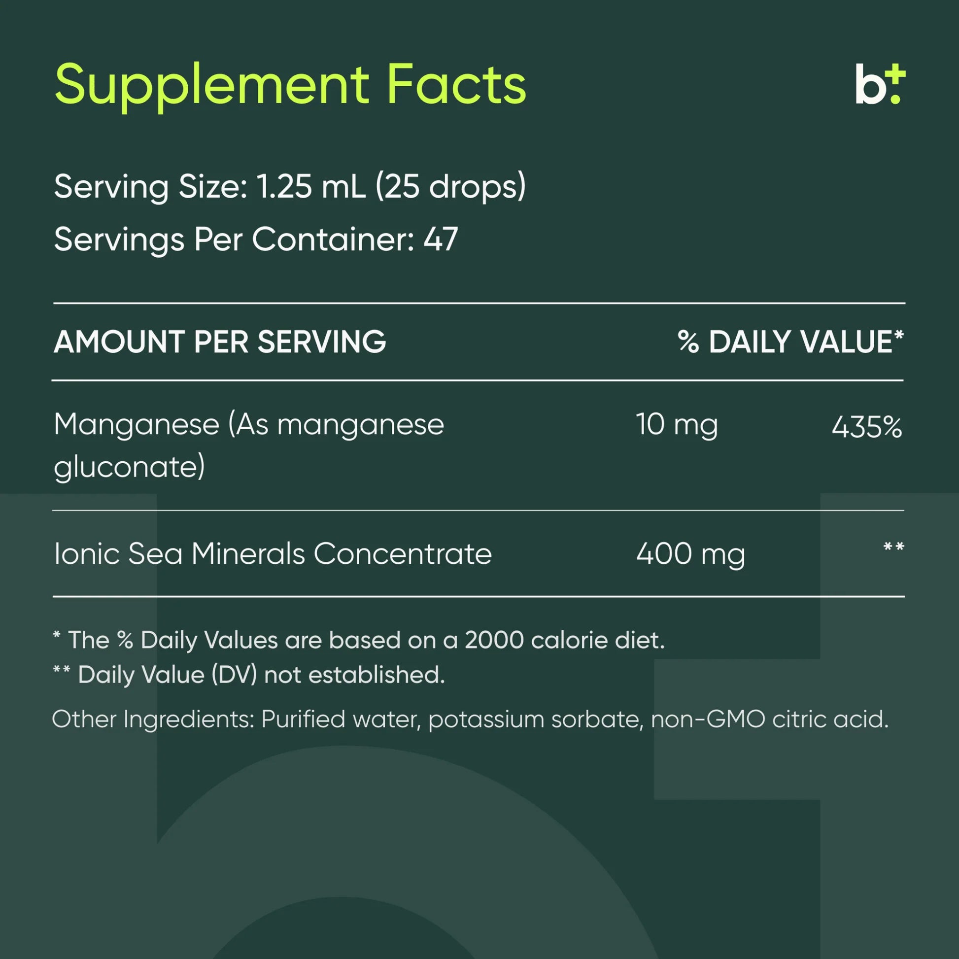 Liq Min # 6 Manganese 2oz