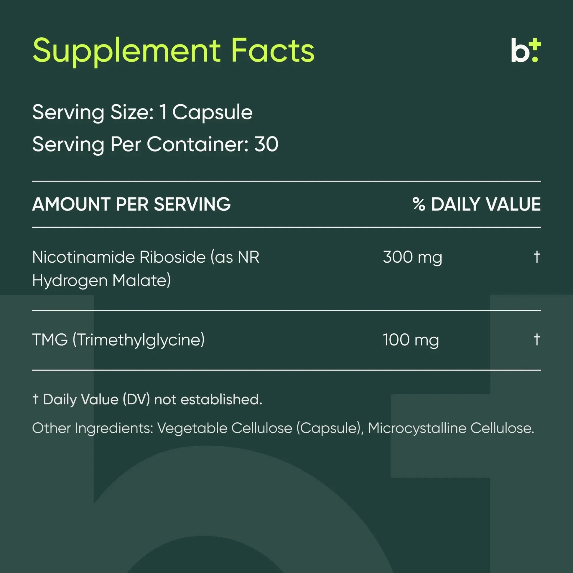 Nicotinamide Riboside Pro 300 (30 capsules)