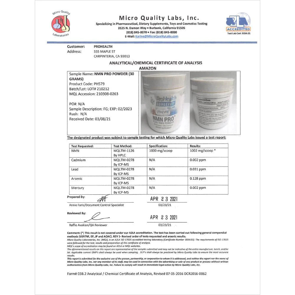 NMN Pro Micronized Powder 30g