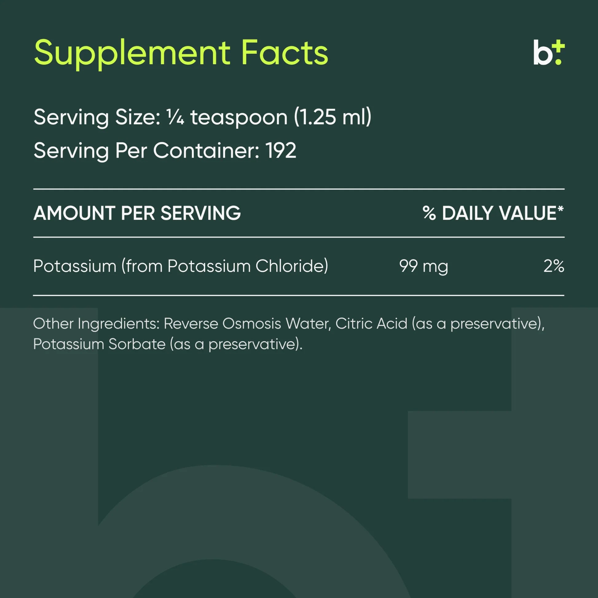 Pico Potassium 8 oz