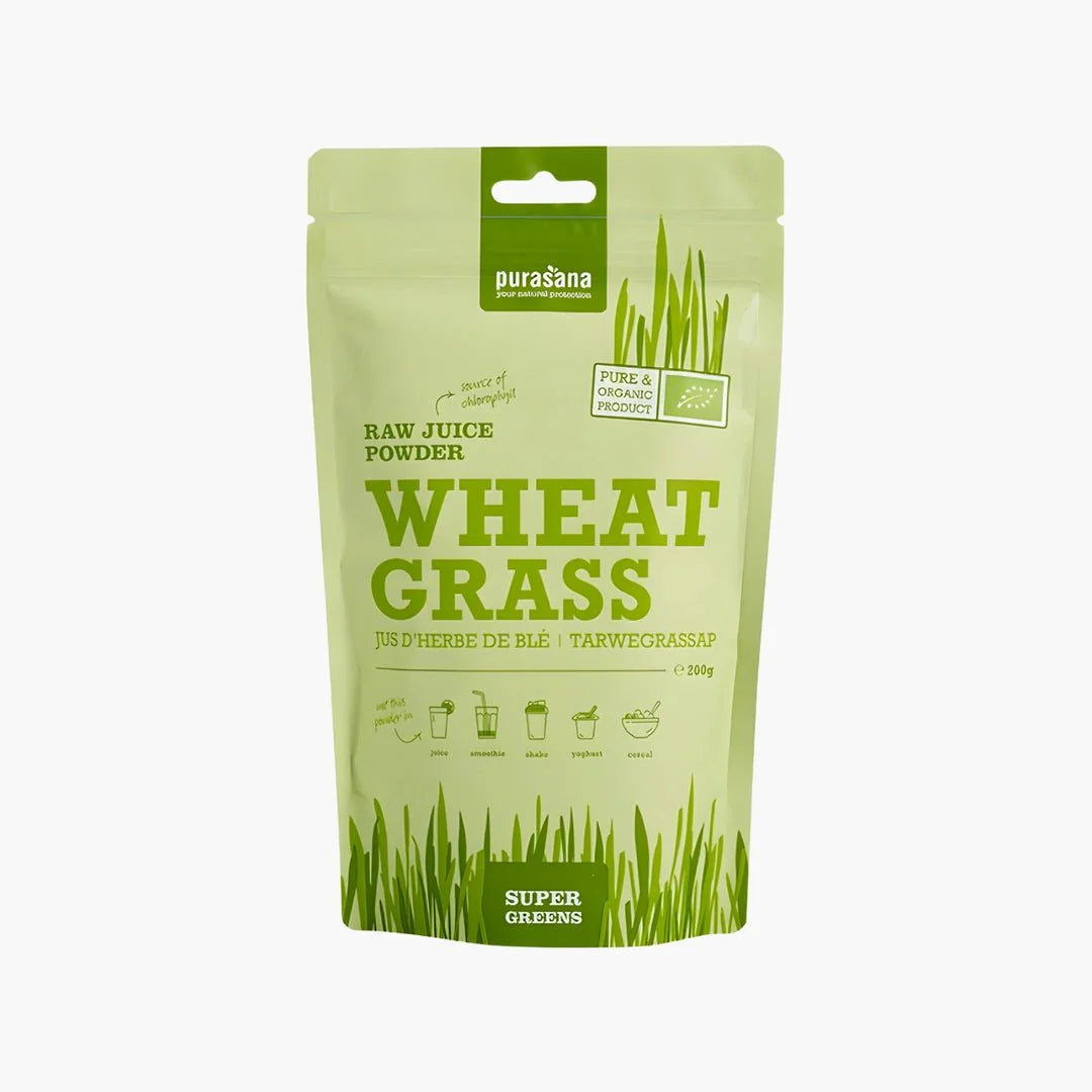Wheat grass JUICE powder 200 g SUPER GREENS BIO